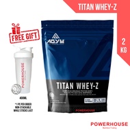 [FREE SHAKER] Agym Titan Whey Protein - 2kg, 60 serving