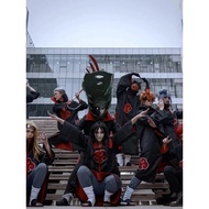 Naruto Akatsuki Sasuke Uchiha Itachi Anime Cloak For Cosplay