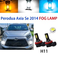PERODUA Axia Se 2014 FOG LAMP LED BULB Ice blue White Yellow Lampu Spotlight Sport Light Mentol Kere