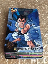 Street Fighter II V 街頭霸王 街霸 1995年日版Q版白咭 一套36張 萬變咭 萬變卡 
