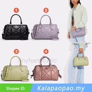 New CJ610 Rowan Satchel with Puffy Diamond Women Crossbody Sling Boston Bag 610