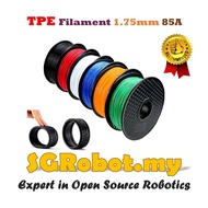 3D Printer TPE Filament 1.75mm Soft Flexible 85A TPE Filament 0.5KG