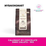 Mybakingmart | Callebaut 811 Dark Chocolate 54.5% 1Kg Callets