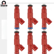 6PCS  0280156161 FI11333S 4544181 FJ454 Fuel Injectors Set 12 Hole for B-0sch 99-04 Jeep Cherokee Wr