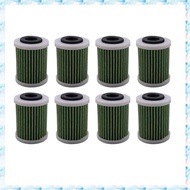 [R Q M U] 8Pcs  Filter for  4 Stroke FL150  F200 F225  6P3-24563-00-00 6P3-WS24A-01 6P3-24563-00 6P3