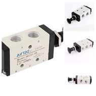 Pneumatic hand valve 5 ports 2 ducks position 4R210-08, 4R310-10 ,3R210-08 manual mechanical valve