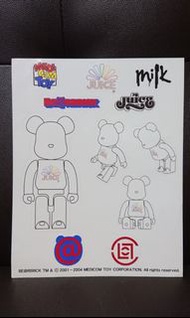 Milk CLOT/BE@RBRICK/Juice 貼紙sticker