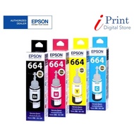 EPSON T 664 INK BLACK/CYAN/MAGENTA/YELLOW 100% GENUINE