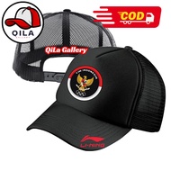 Qila Gallery TIM INDONESIA Trucker Hat - TIM INDONESIA Distro Hat Logo - TEAM INDONESIA Premium Hat 