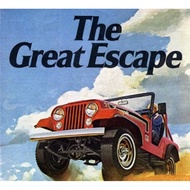 HIJAU GREENLIGHT The Great Escape 1974 Jeep CJ-5 Renegade 1: Green Tire64-29936-BH