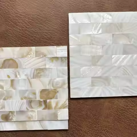 Shell Mosaic Tile Natural White Mother of Pearl Wall Backsplash Bathroom Tiles fish scale sheet kitc