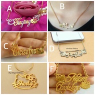 Hello kitty Smile Name Necklace