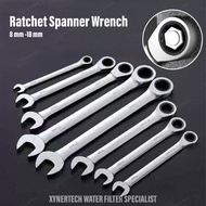 72T Ratchet Spanner 72 Teeth Ratchet Designs 8mm-18mm Heavy Duty Car Repair Home Use 12mm 14mm 棘轮扳手 