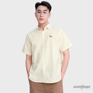 GALLOP : OXFORD CASUAL SHIRT เสื้อเชิ๊ตแขนสั้น รุ่น GW9031 สี Cream - ครีม / ราคาปกติ 1490.-