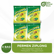Permen Ziplong Bag 50 Butir - Permen Mint Licorice Melegakan Tenggorokan Menyegarkan Nafas Membuat N