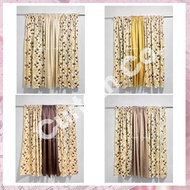 CurtainCo| 3in1 Suksukan NonRing Dandan Printed Curtain 60 inches each width (4ft, 5ft, 6ft and 7ft)