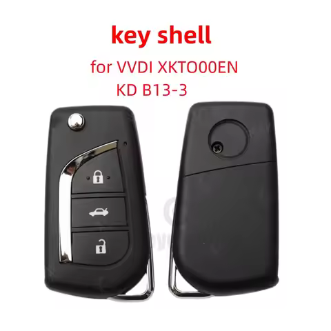 keychannel 1PCS 3 Button Car Key Shell Xhorse KD Remote Case VVDI Remote Shell for VVDI XKTO00EN KD 