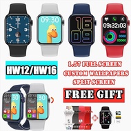 Bonus HW12 / HW16 IWO 13 Smart Watch Series 7/6 Bluetooth Call Customize Face Watch For Android iOS