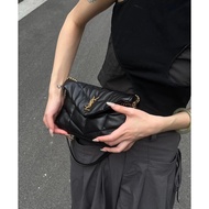 YSL Double Chain Cloud Bag puffer 23 Sheepskin Quilted Chain Bag Shoulder Bag Crossbody Bag ysl Chai