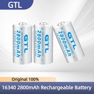 / /Original GTL 3.7V 2800mAh Lithium Li-ion 16340 Rechargeable Battery CR123A 3.7vBattery JYP. .