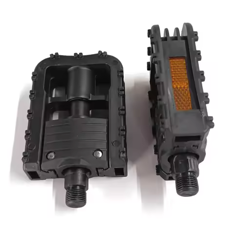 Bicycle Folding Pedal Non-slip Bicycle Platform Pedals with Reflector Riding Accessories for Folding