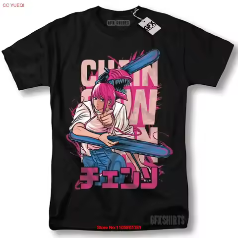 Chainsaw Man T Shirt CSM Denji Makima Power Pochita Anime Manga vintage Washed Soft Stretched Comfor