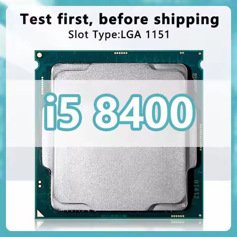 Core i5-8400 CPU 6 cores 6 threads 2.8GHz 9MB 65W 8th Generation Processor LGA1151 for H370 Z390 Mot