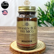 [Solgar] Vitamin B12 100 mcg 100 Tablets B