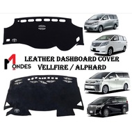 Toyota Alphard Vellfire Ah20 AH30 Leather Dashboard Cover Premium Quality AH10 MPV ANH35 AGH30 ZG SC
