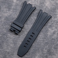 Original Two-Color Fluoride Rubber Watch Strap Suitable for Aibi Royal Oak Offshore 26470/26480/2617