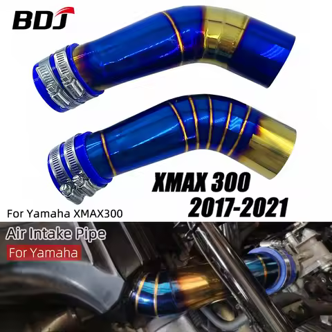 BDJ XMAX300 2021 Air Intake Manifold Intake Pipe Air Filter Pipe Kit For Yamaha XMAX 300 2017-2021 2
