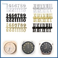 FUEAN DIY Clock Numbers Arabic Roman Numerals DIY Digital Clock Numbers Replacement