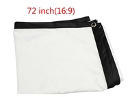 16:9 4:3 High-Density 100 120 150 Inch Portable Foldable Projection Screen 1080P 3D HD Film Curtain 