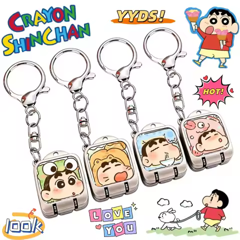 New Crayon Shin-chan Nohara Shinnosuke 2D Creative Portable Nail Clippers Anime Merchandise Cartoon 