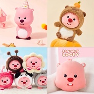 TGP x ZANMANG LOOPY Co-Branded Stress Relief Pinch Music Doll Capybara King Pillow Shape Charm Littl