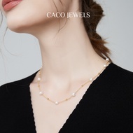 CACO Freshwater Pearl Necklace 18K Gold Plated "Galaxy (Necklace)" (1 Piece)