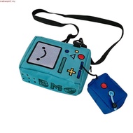 AVOCADD Small Bags, Adventure Time Cartoon Anime ssbody Bag, Fun Double Soft BMO Robot Shoulder Bag 