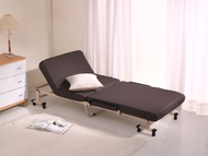 Simple Life 免組裝14段折疊床(贈床包)-黑S-22