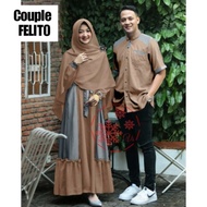 baju couple keluarga lebaran 2022 couple muslim keluarga terbaru - coksu
