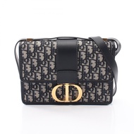【二手】迪奧 (Dior) 30 MONTAIGNE Oblique 提花單肩背包 M9203UTZQ_M928 海軍藍帆布皮革 Oblique 30 Montaigne 包