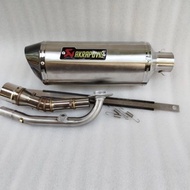 Akrapovic exhaust Muffler pipe sym jet x 150 ADV 160 gpx drone 150 aerox 125 aerox new aerox 155 v2 