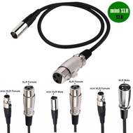 Mini XLR Mini XLR Male Female to XLR XLR Male Female Audio Microphone Camera Cable