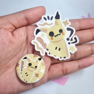 Pokemon Mimikyu Glitter-Laminated Sticker Pin