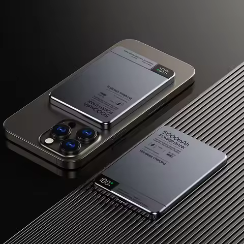 5000/10000mAh Magnetic Wireless Power Bank PD20W USB TYPE C Fast Charging for Magsafe Powerbank iPho