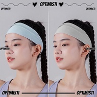 OPTIMISTI8E Yoga Hair Bands, Ice silk Yoga Headwear Sports Headbands, Solid Color Hair Accessories R