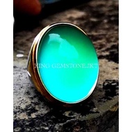 ags1 Batu Cincin Pria//Batu Akik Bacan Super Jumbo Super mewah Crystal