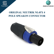 ORIGINAL NEUTRIK NL4FX 4 Pole Speakon Connector