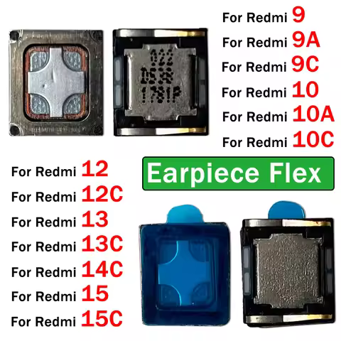 Ear Earpiece Speaker For Redmi 9 9A 9C 9T 10 10A 10C 12 12C 13 13C 14C 15 15C 4G 5G Earphone Top Sou