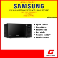 SAMSUNG Solo Microwave Oven with Quick Defrost (23L) MS23K3513AKSM