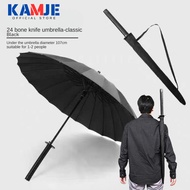 KAMJE Payung Katana Samurai Jepang 24 Tulang 105cm Gagang Pedang Unik Kuat Elegan KMJ7282